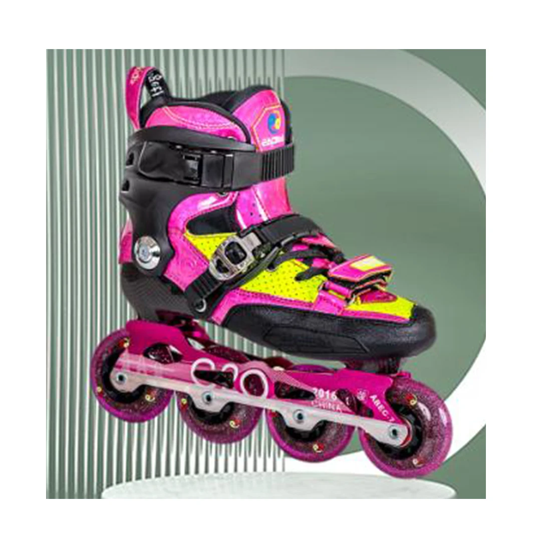 Kids Speed Skates Inline Professional Roller Skates 4 Wheels Custom Skating Shoes For Girl Boys Adult Kids