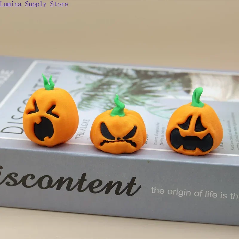 Nuovo Ornamento Piccolo di Halloween con Zucca e Fantasma, Accessori Fai-da-Te, Mini Ornamento per Micro Paesaggi