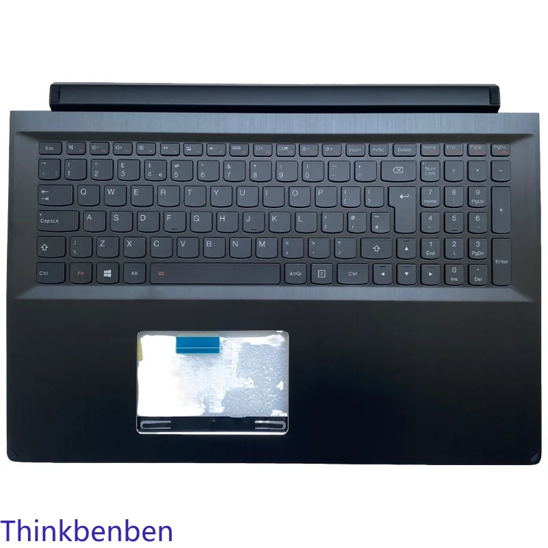 UK English Black Keyboard Upper Case Palmrest Shell Cover For Lenovo Flex 2 Pro 15 Edge 15 5CB0G91198