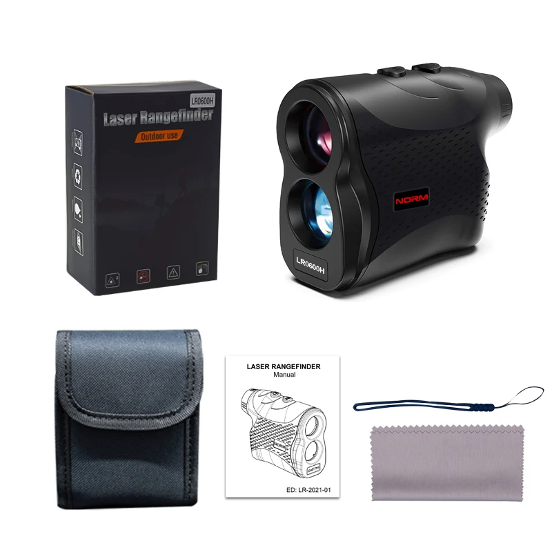 NORM Laser Rangefinder, Distance Meter, Angle and Height, Speed Measurement, 5-500m, Outdoor Use, Building Surveying