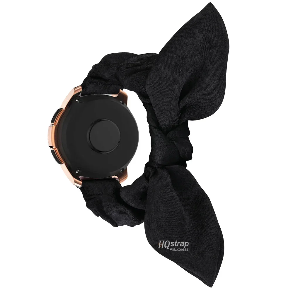 Women Scrunchie Elastic Strap for Samsung Galaxy Watch 4 5 3 41/45 Classic 42mm 46mm Active 2 for Huawei Watch band Fashion band