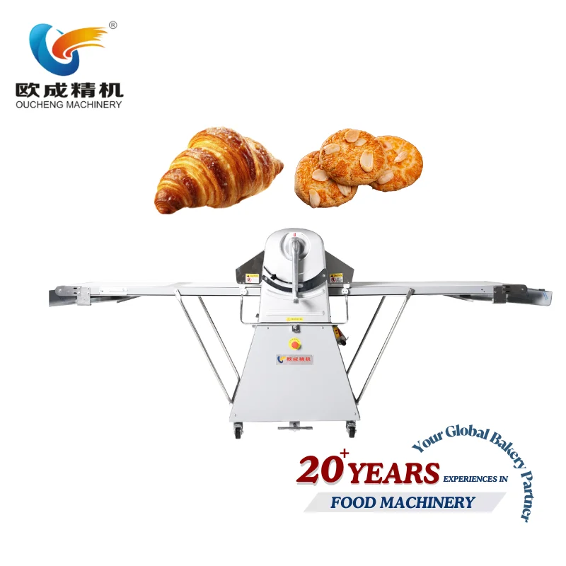 Reversible Automatic Croissant Pastry Sheeter Dough Roller Rondo Somerset High  Dough Sheeter Making Machine
