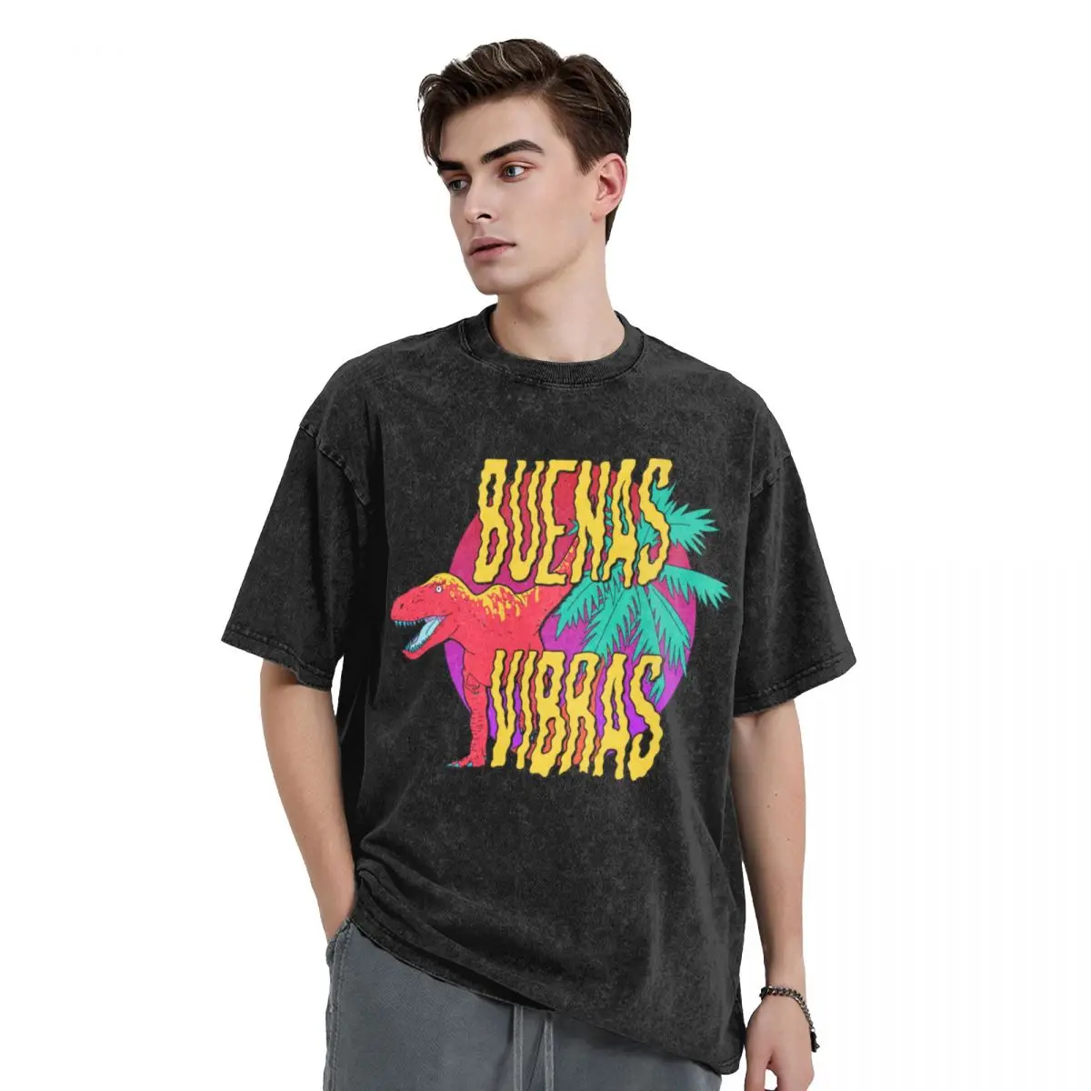 Buenas Vibras T-Shirt cotton graphic tees oversized t shirt tees anime shirts men