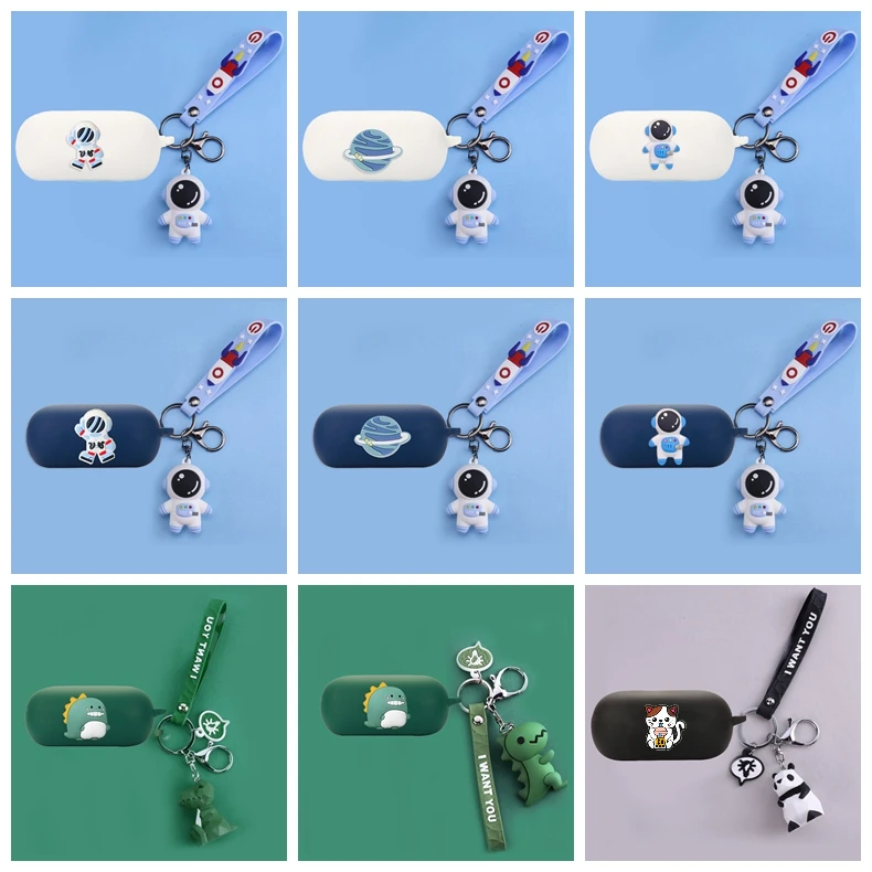 Мультяшный чехол s для 1MORE ComfoBuds 2, силиконовый чехол с милыми животными и Bluetooth-наушниками, чехол, чехлы, чехлы Мультяшный чехол s для 1MORE ComfoBuds 2, силиконовый чехол с милыми животными и Bluetooth-наушниками, чехол, чехлы, чехлы