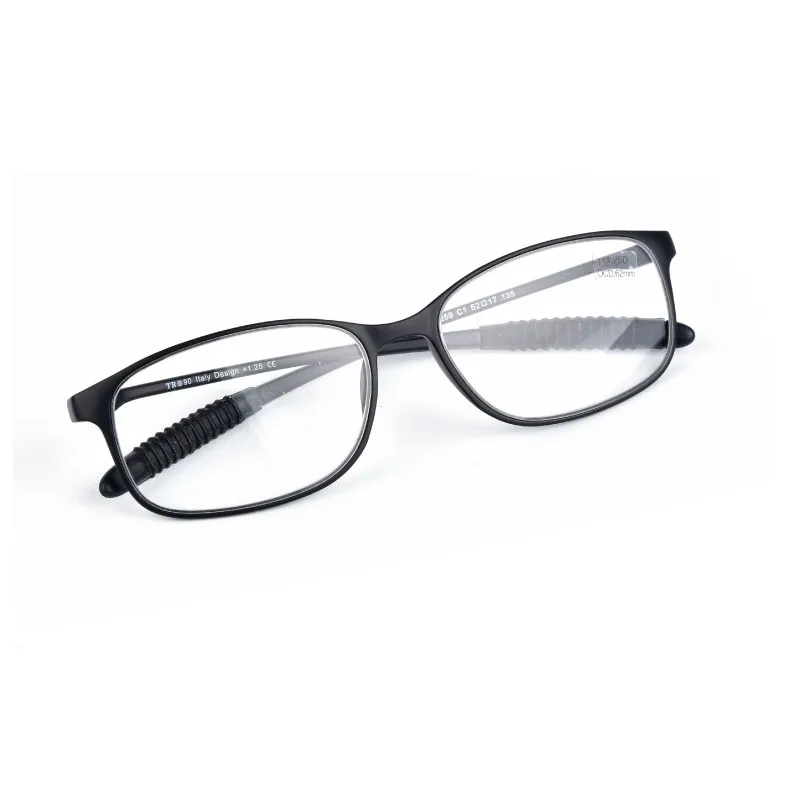 Guanhao TR90 Frame Resin Lens Clear Glasses Man Women Ultra-light Plastic Frame Slim Reading Glasses Foldable 1.0 1.5 2.0 2.5