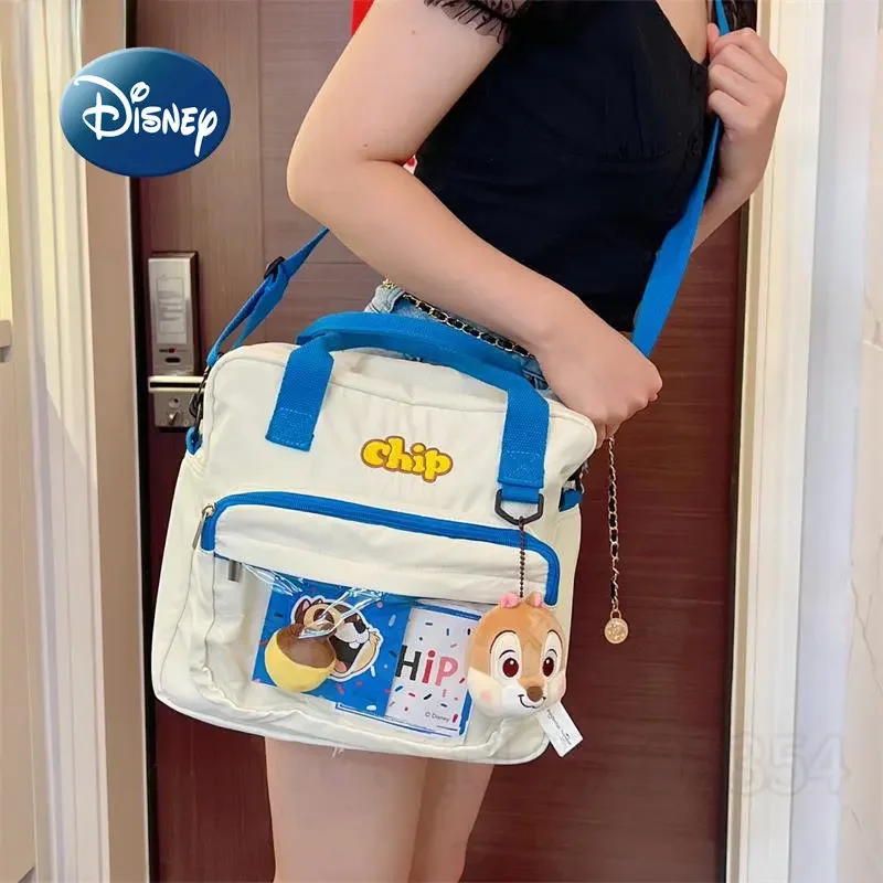 Disney New Women\'s Handbag Luxury Brand Original Women\'s One Shoulder Crossbody Bag Cartoon Fashion Backpack Multi Functional