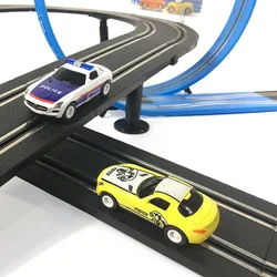 1:64 Electric Race Track Car Accessories Toy Double Remote Control Car Autorama Circuit Voiture Railway Slot Vehicle Kids Gifts
