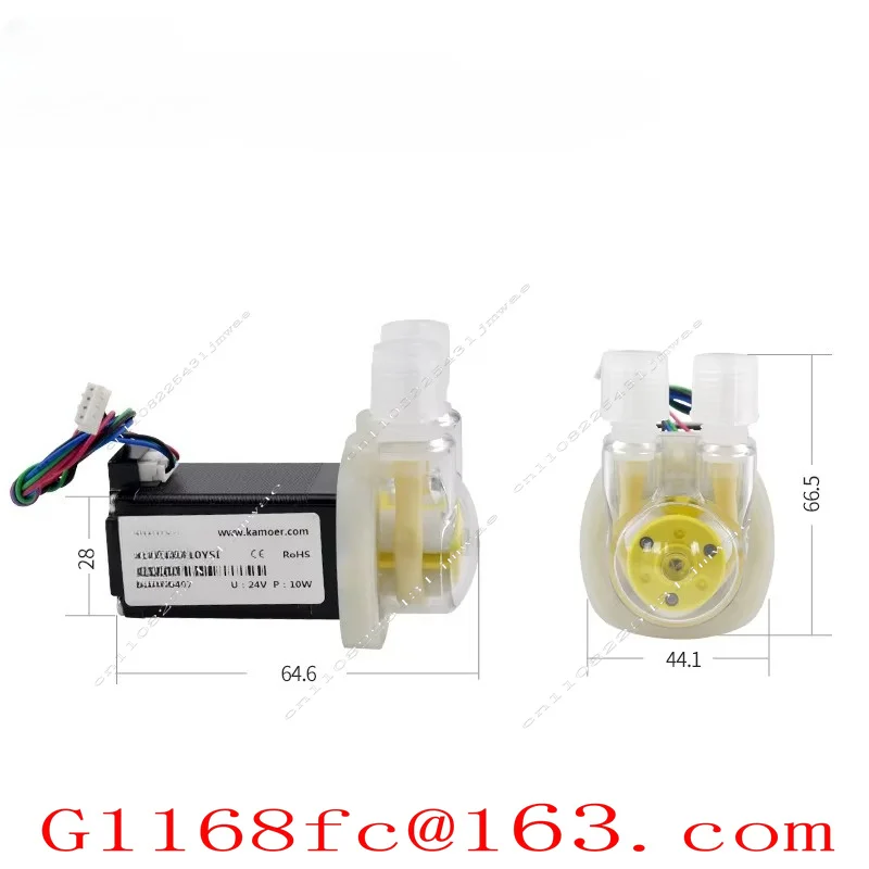 Kamoer KFS 24V Mini Stepper Motor Peristaltic Pump Fluoroboric Acid Transfer Water Slient Self-priming Pump