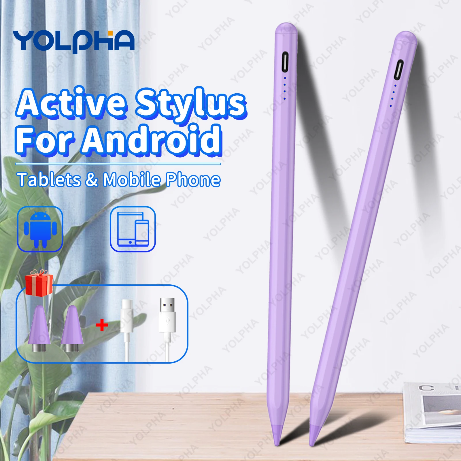 Universal Stylus Pen for Huawei Samsung Xiaomi Pad Active Pencil TouchScreen Pen for Android Tablet Capacitive Touchscreen Phone