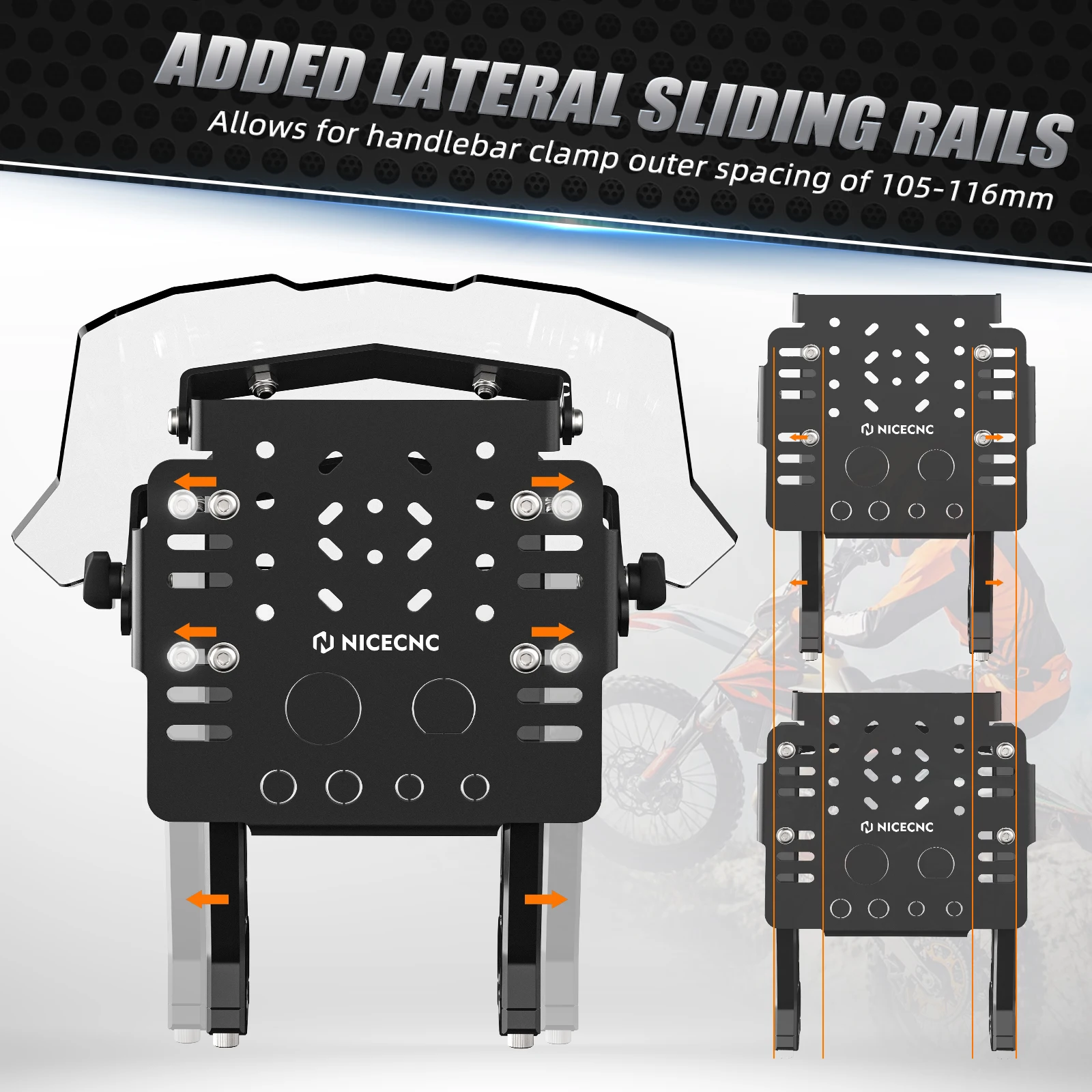 (EU-Lager) GPS-Halterung Mini-Verkleidungsset für KTM 690 (2008-2024), Husqvarna 701 Enduro Supermoto (2016-2024) und GasGas 700 SM – Detail 8