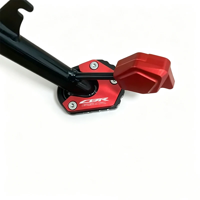 Moto-Accessories-For-Honda-Cbr650r-Cbr-650R-2017-2023-2024-Kickstand-Enlarger-Side-Stand-Extender-Pad-Plate-Enlarge-&-Valve-Cap