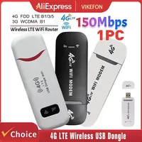 4G LTE Wireless USB Dongle Mobile Broadband 150Mbps Modem Stick 4G Sim Card Wireless Router Home Office Wireless WiFi Adapter