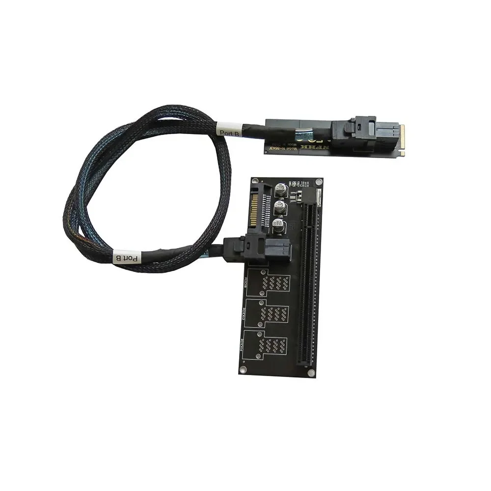 

NVMe M.2 NGFF to PCIe 3.0 x4 x16 Riser Card for External Video Card Graphics Card NVME to PCI Express x16 Riser Board with Cable