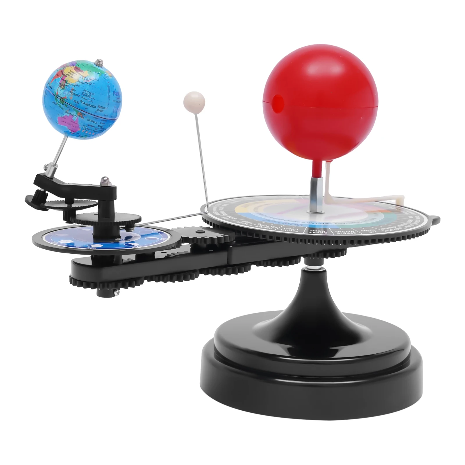 

Sun Earth Moon Orbital Model Kids Educational Geography Model Astronomical Teaching Tool with LED Light for DIY Astronomy Fans