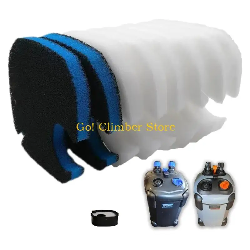 q84c-プレミアム水族館フィルターパッド交換フィルターカートリッジ-172-225-265gph-キャニスターフィルター用高密度スポンジメディア