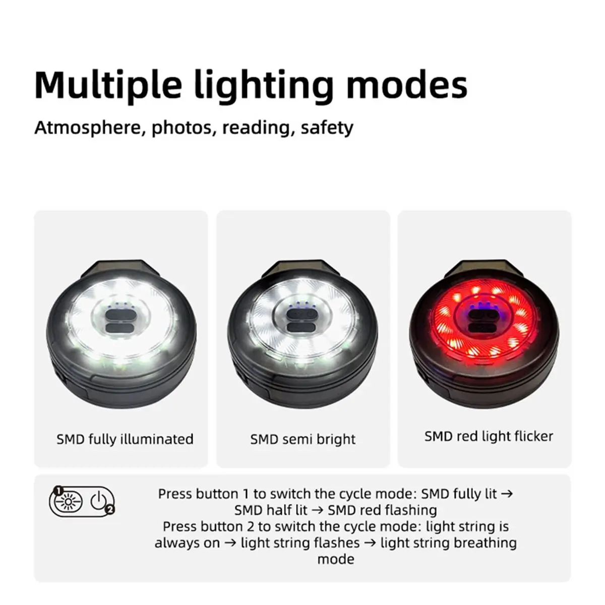 High-quality measuring tools Outdoor Tape Measure Lamp, Ambient Light String, Canopy Light Strip in Stock
