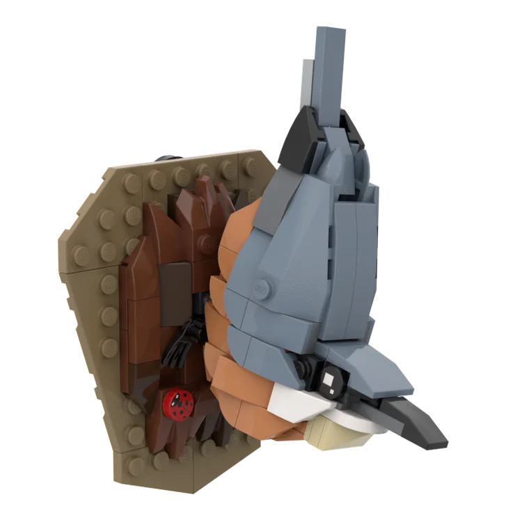 

Строительный блок из мелких частиц MOC, ловля пятидетей, колибри, игрушка для сборки модели животного, детский подарок на день рождения своими руками