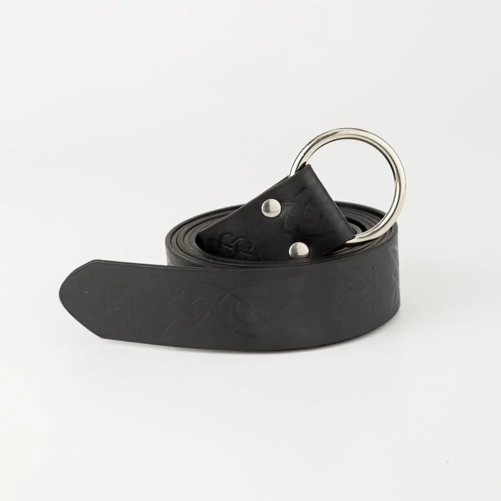 تنقش الفايكنج عصر النهضة حزام بولي PU خمر حزام سلتيك الطباعة فارس الجلود القرون الوسطى حزام تأثيري حلي الملحقات