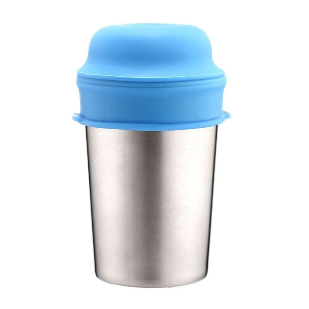 1Pc Durable Resuable Silicone Sippy Cup Lid Elastic Spill-Proof Straw Cup Cover With Straw Hole Water Bottle Accessories