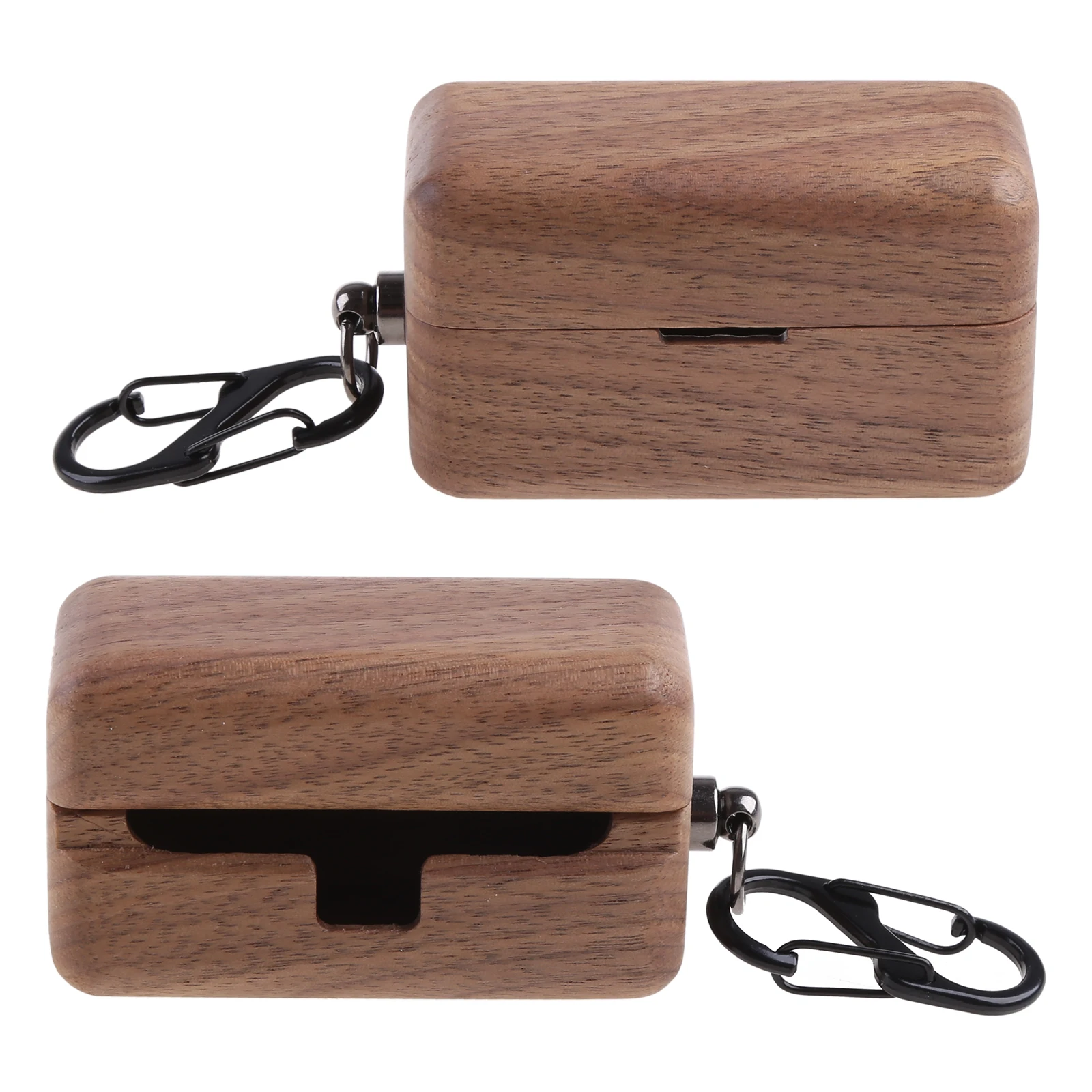충격 방지 나무 케이스 커버-S-ony WF-1000XM4 이어폰 충전 케이스 안티-가을 이어 버드 액세서리