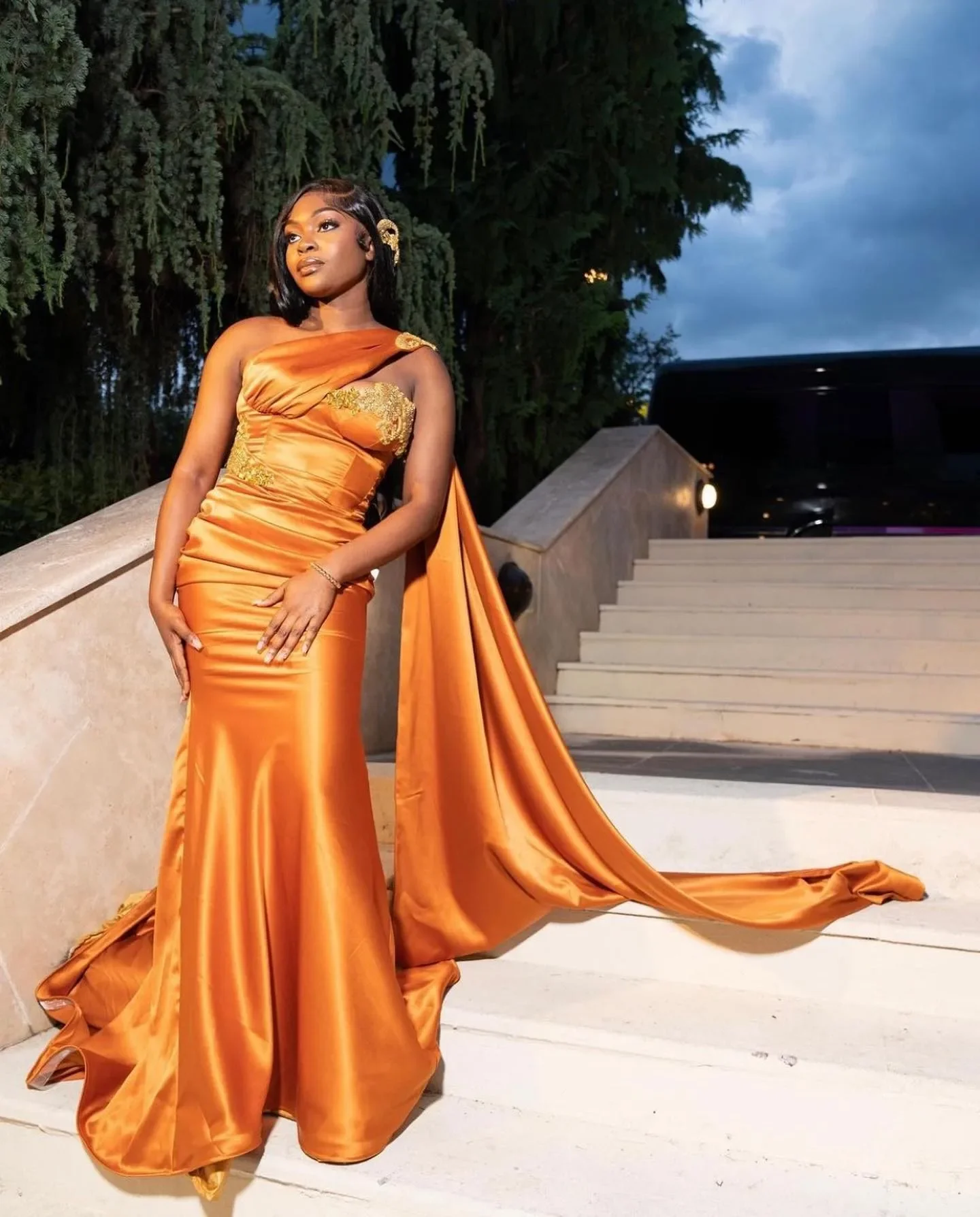 Aso Ebi Satin Long … - image