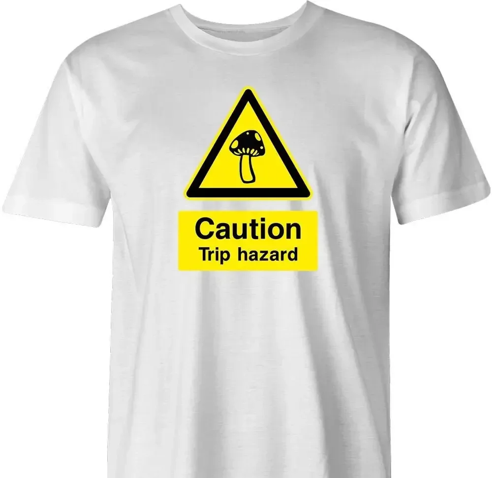 Trip Hazard By Bigbadt T Shirt Com Free Usa Shipping Funny Magic Mushrooms Hilarious Out