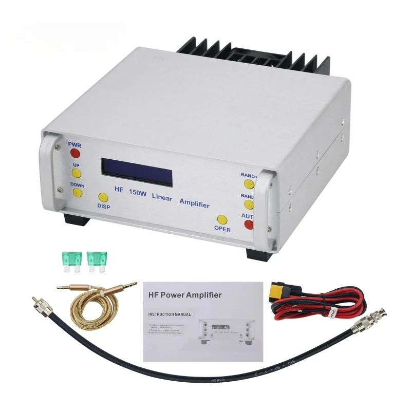 RS-928 150W HF Linear Power Amplifier 0.5-30MHz Half Duplex for FM AM SSB CW FT8 RF Signal Test Equipment
