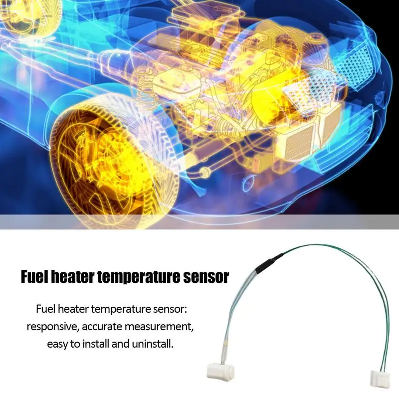 Car Parking Heater Temperature Sensor Diesel Heater Temperature Sensor Probe Square Connector Standard Engine Heater Parts