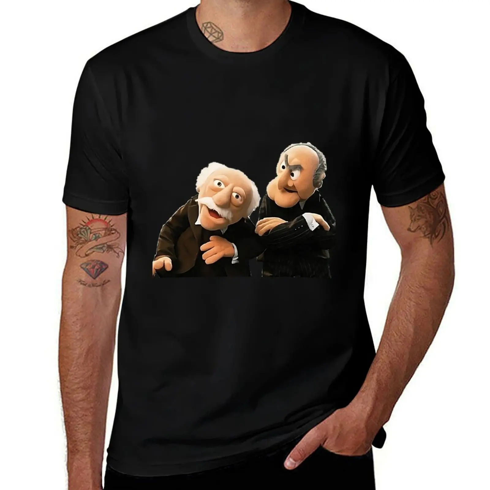 

Statler t and T-Shirt t cotton Arguing man shirt Waldorf T-Shirt shirt personalised