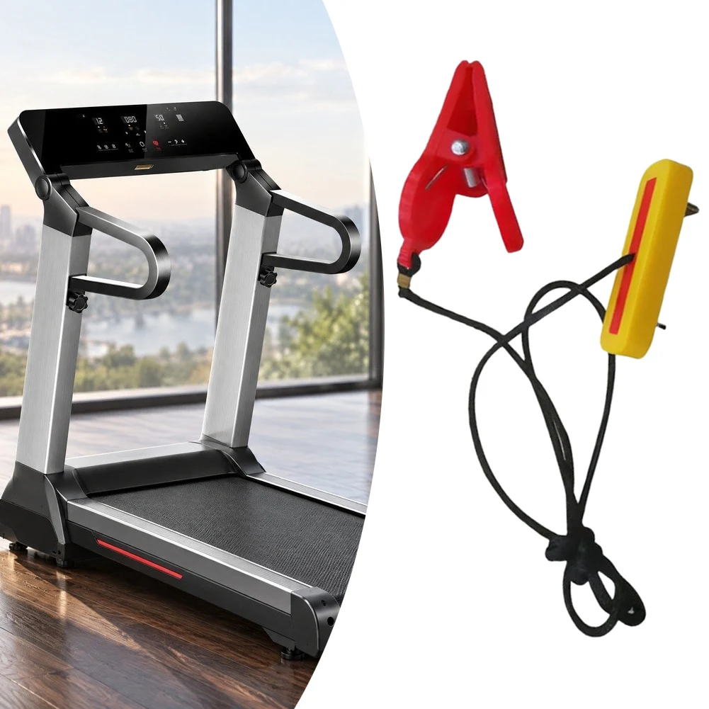 Treadmill Safety Key Stop Switch Oval Double Insert Running Machine Key Fitness Equipment Accessories