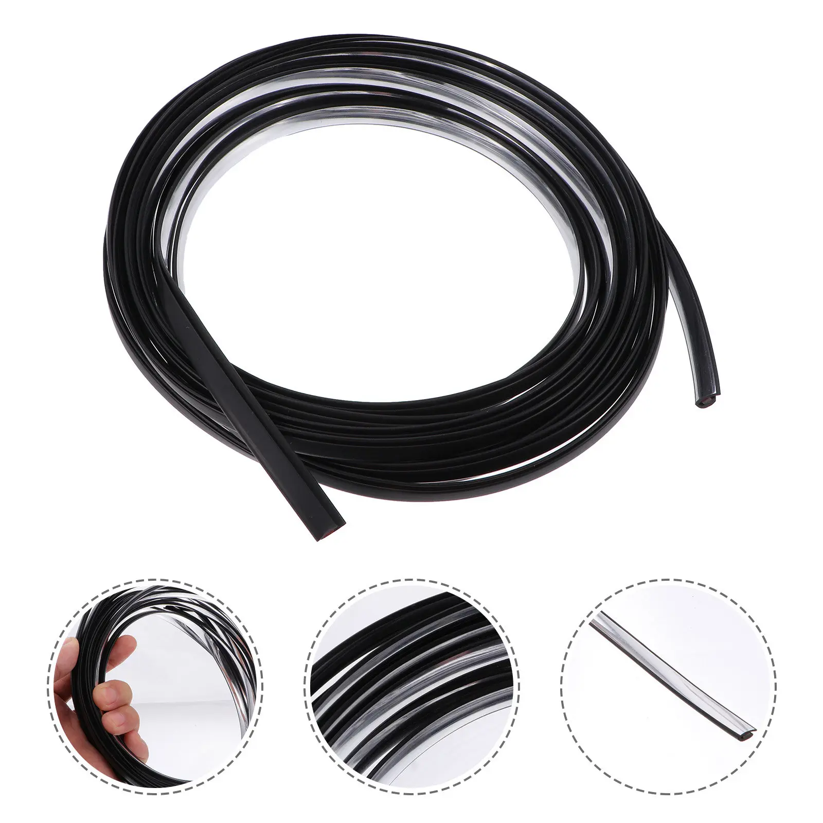 10M Silver Car Door Guard Trim Electroplated Glossy Protector Strip for Door Edge Bumper Scratch Chip Knock Protection Auto