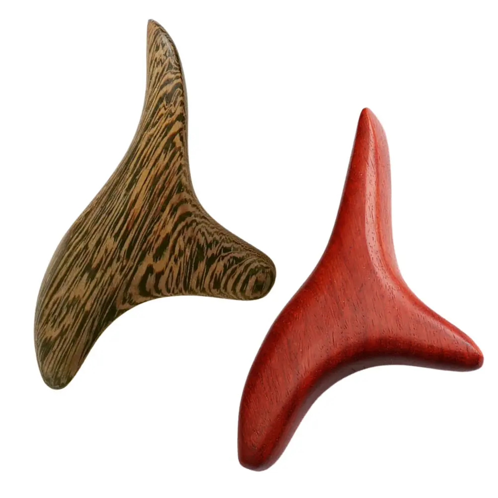 

2Pcs Acupoint Massage Sticks Wooden Body Reflexology Tools Ergonomic Design for Shoulder Neck Back Body Care Instrument