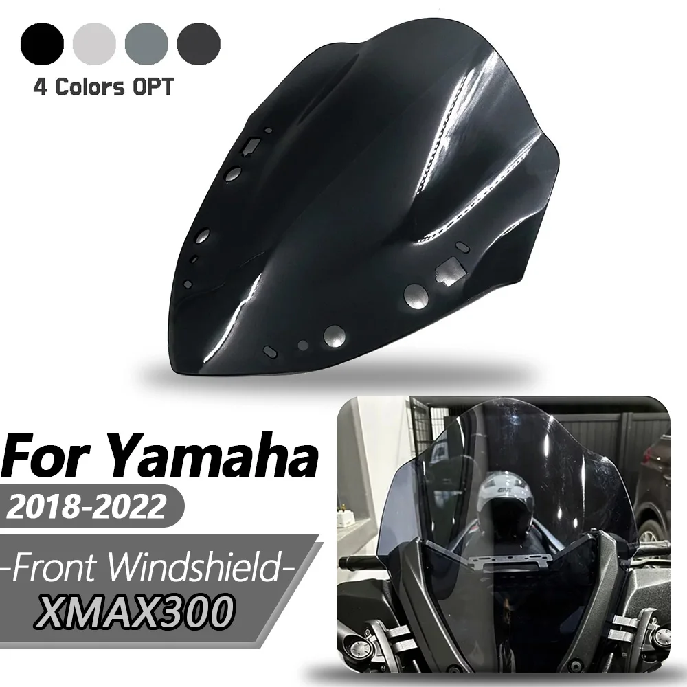 Accesorios para Yamaha XMAX 300, Parabrisas Delantero Deportivo para Motocicleta, Transparente y Resistente, Xmax 300 x-max 300 2018-2022