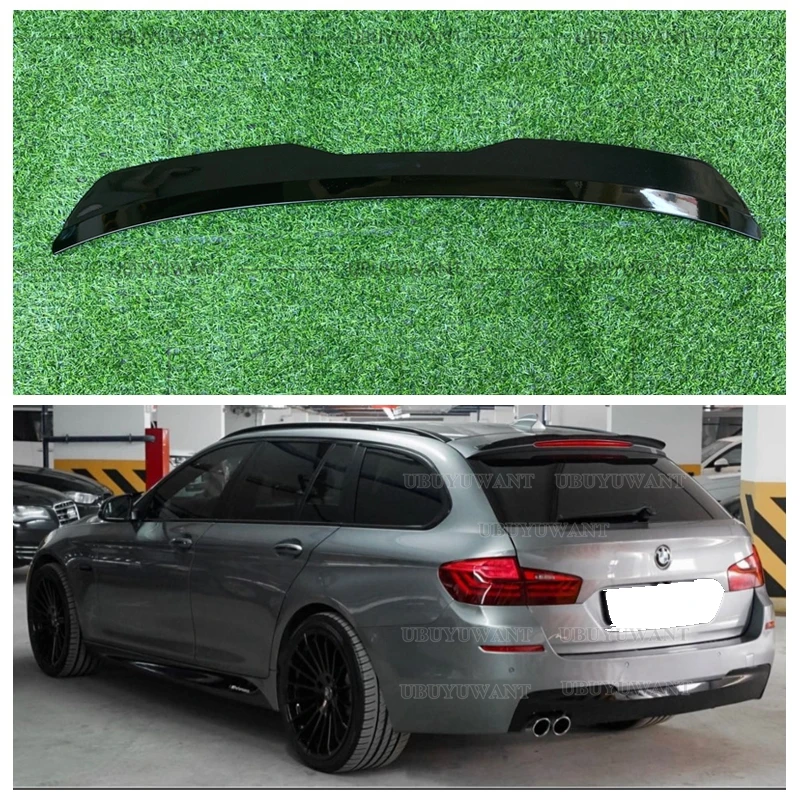 

SPOILER CAP For BMW 5 F11 535i Msport 2010-2017 ABS Plastic Car Wing Rear Roof Spoiler For BMW 5 Series Touring (F11) M Sport