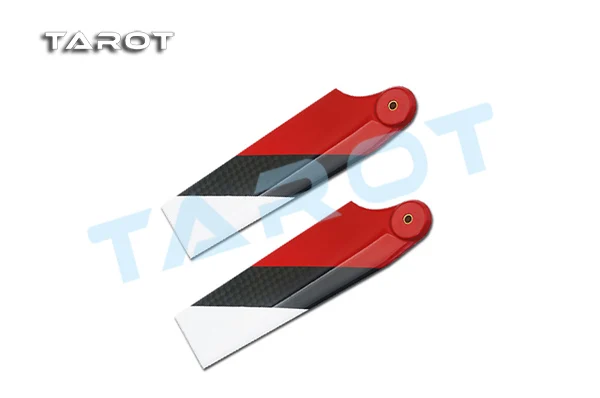 

Tarot 700 Carbon fiber tail rotor blade 105mm length TL7057-05 Red black white for 700 RC Helicopter