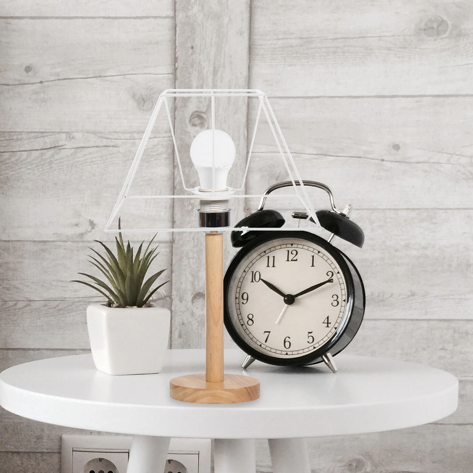 

Металлический абажур, железный кронштейн для проектов ламп «сделай сам», прочный держатель настольного светильника, аксессуары для освещения