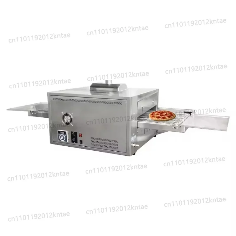 Commercial 12 Inch Gas Conveyor Pizza Oven – Countertop Continuous Belt Pizza Baker
