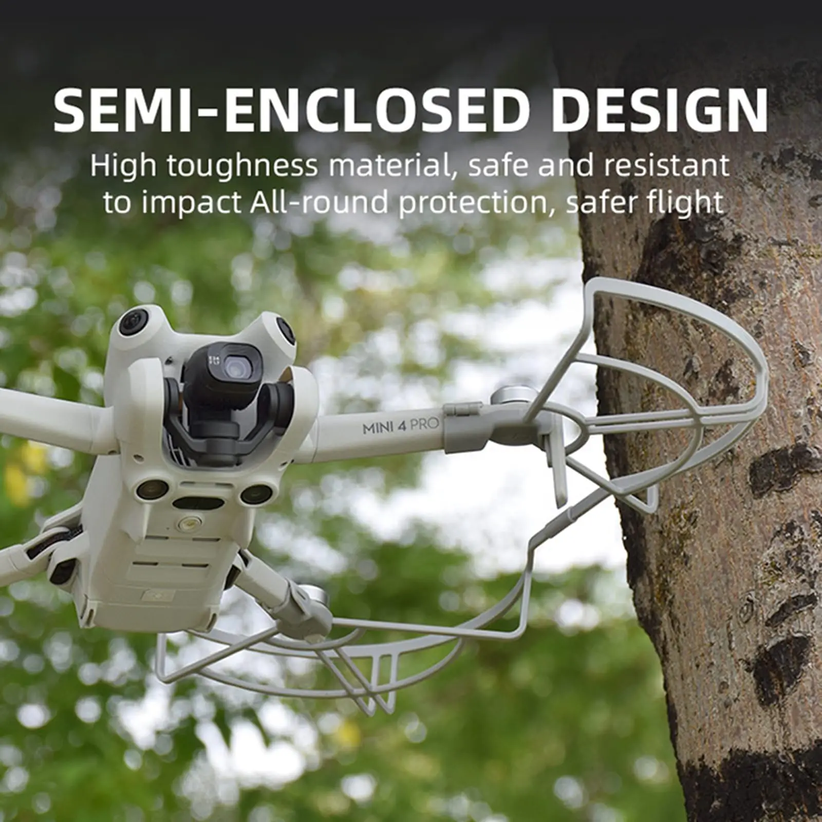 Propeller Guard for DJI Mini 4 Pro Drone Quick Release Propellers Anti-Crash Protector Props Wings Blades Paddle Cage Cover Part