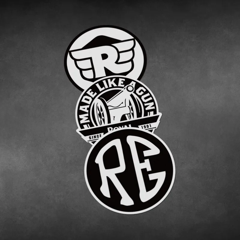 

2Pcs Waterproof Reflective Stickers Retro Motorcycle Decals Motorbike Fuel Tank Helmet Windshield Fender Decorative Pegatinas