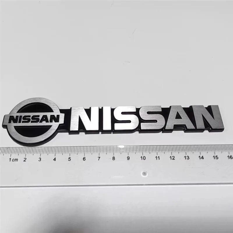 

Aluminum Alloy Car Styling Emblem Badge Stickers Accessory For Nissan Juke Leaf Qashqai Patrol Pathfinder X-Trail Nismo Murano