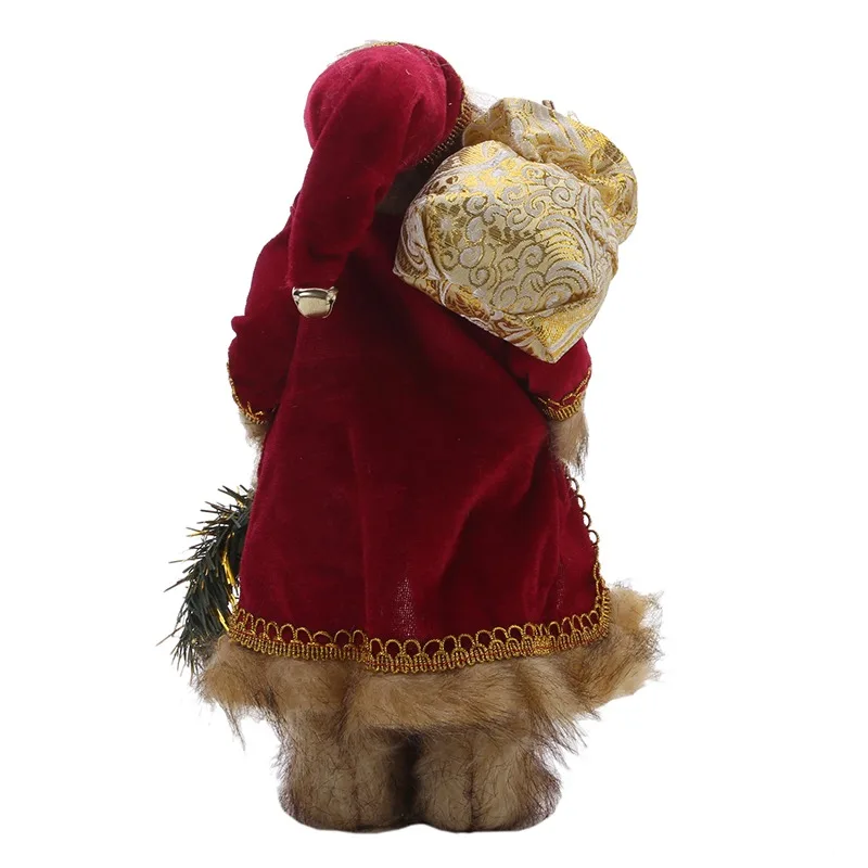 Christmas Decorations For Home Height 30Cm Santa Claus Doll Children'S Gifts Window Ornaments Navidad New Year 2025