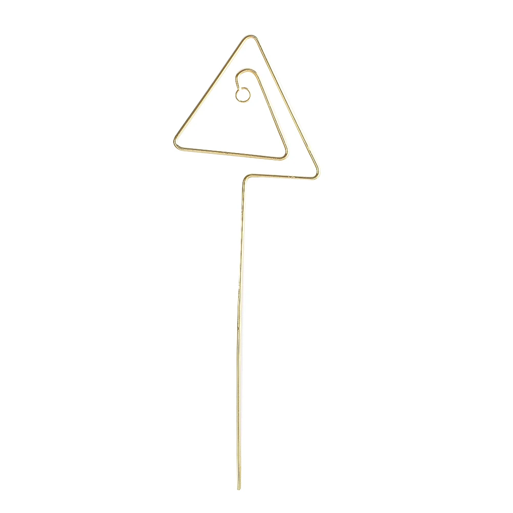 Metal Triangle DIY Crystal Suncatcher Accessories Climbing Plant Trellis Stake Potted Vine Ivy Flower Plant Support Garden Decor