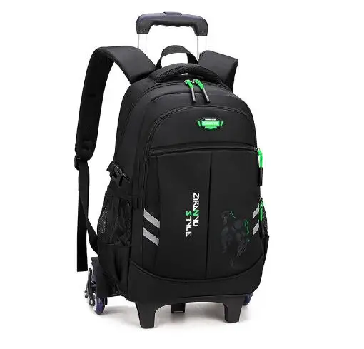 Children Rolling Backpack for Boys Elementary Student School Trolley Backpack bag with Wheels School Wheeled Backpack for boys