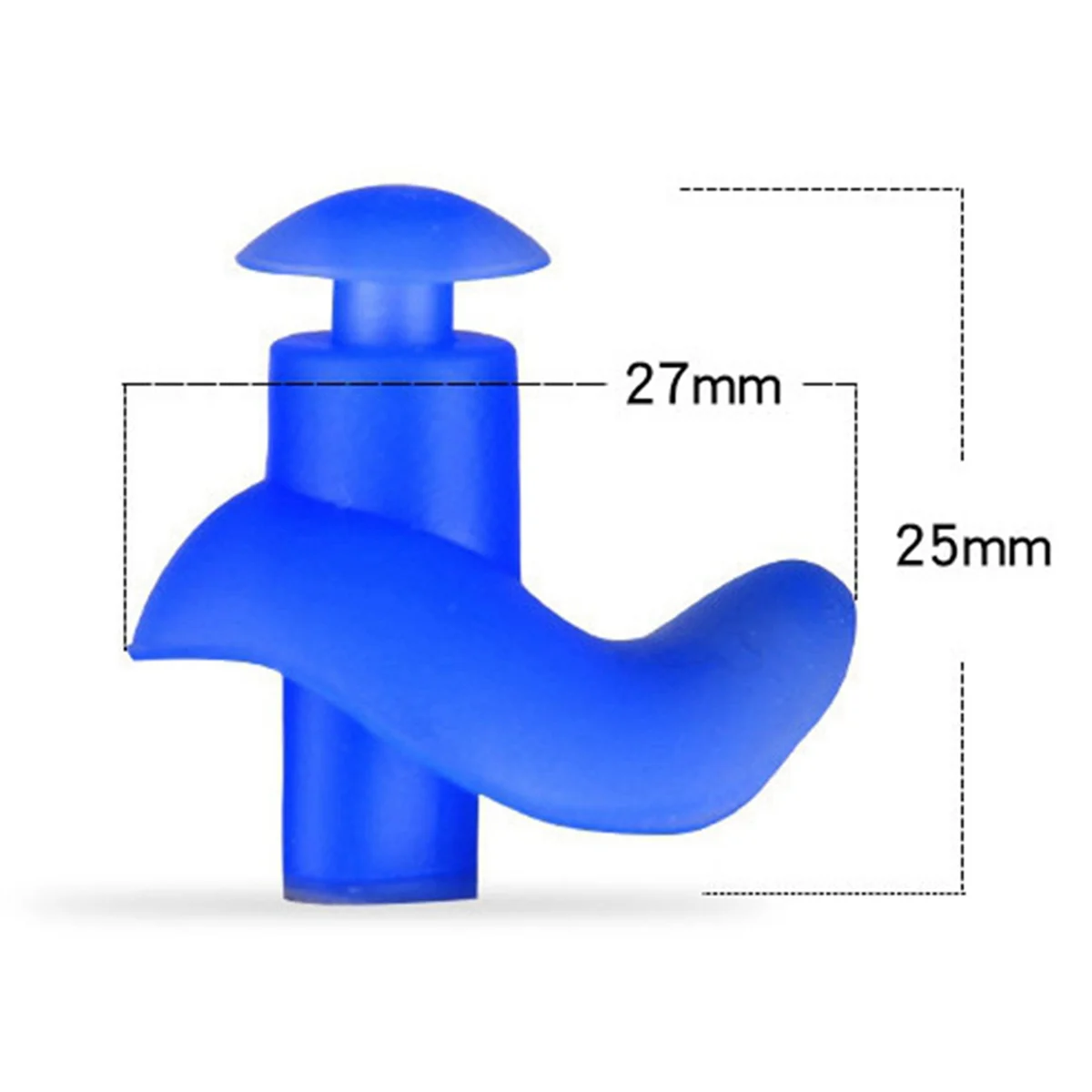 N18R Пылезащитные и водонепроницаемые наушники для плавания Мягкие силиконовые спиральные наушники для плавания и дайвинга