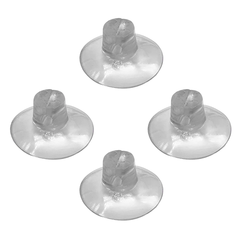 

4pcs 4Cm Invisible Suction Cup Hooks Waterproof Damage-Free Wall Hangers For Bathroom Kitchen Shower Organizer Home Storage