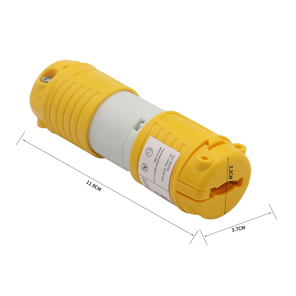 

Комплект для ремонта кабеля 11,9*3,7*3,3 см, 15 А, комплект разъемов для проводов, регулируемый задний кабель, улучшенные функции безопасности для дома и офиса