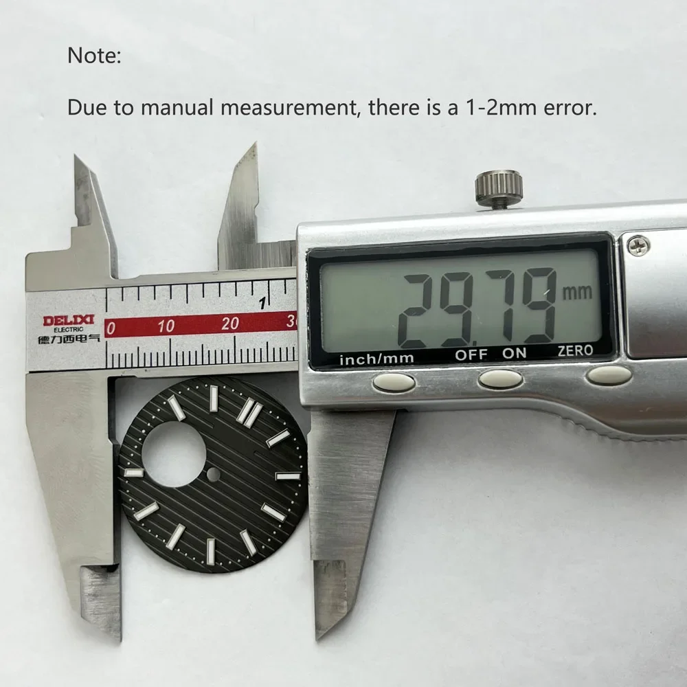 29.8mm NH38 dial luminous green blue nautilusian skeleton dial for Japan NH38 automatic movement 7018/1A-001 can customize logo