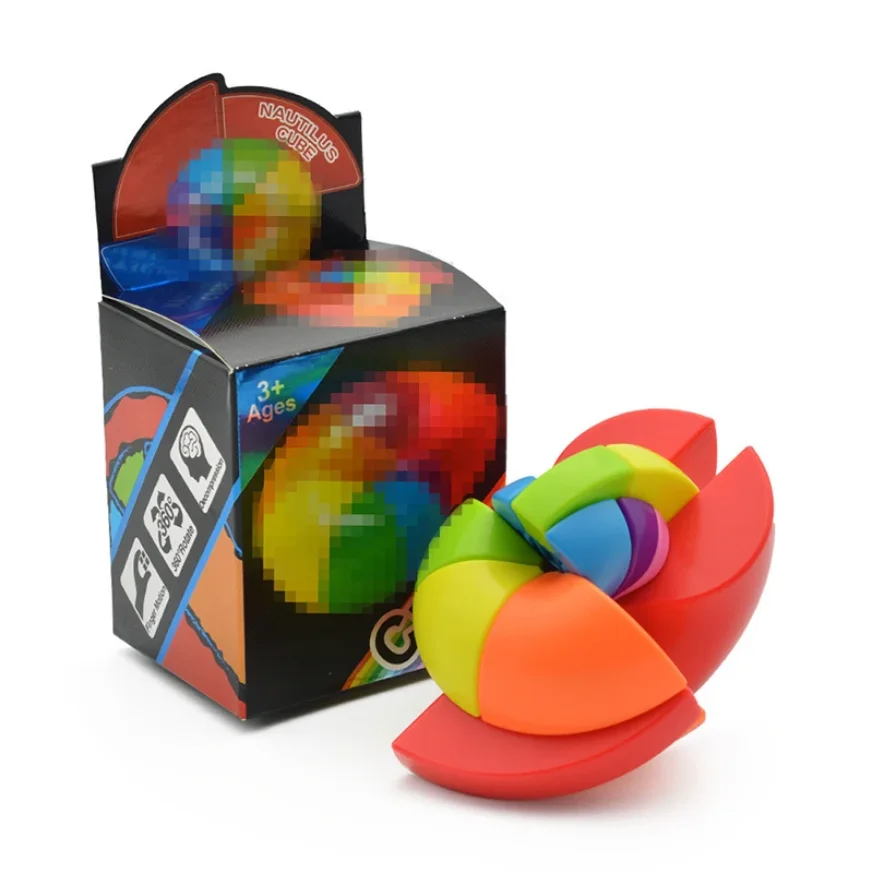 Mignon Nautilus modèle Cube magique Cube magnétique livraison gratuite enfants jouets éducatifs Cube magique Puzzl Cubes magiques enfants cadeaux