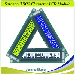 Larger 161 16X1 1601 Character LCD Module Display Screen LCM Blue Yellow Green with Backlight Build-in SPLC780D Controller