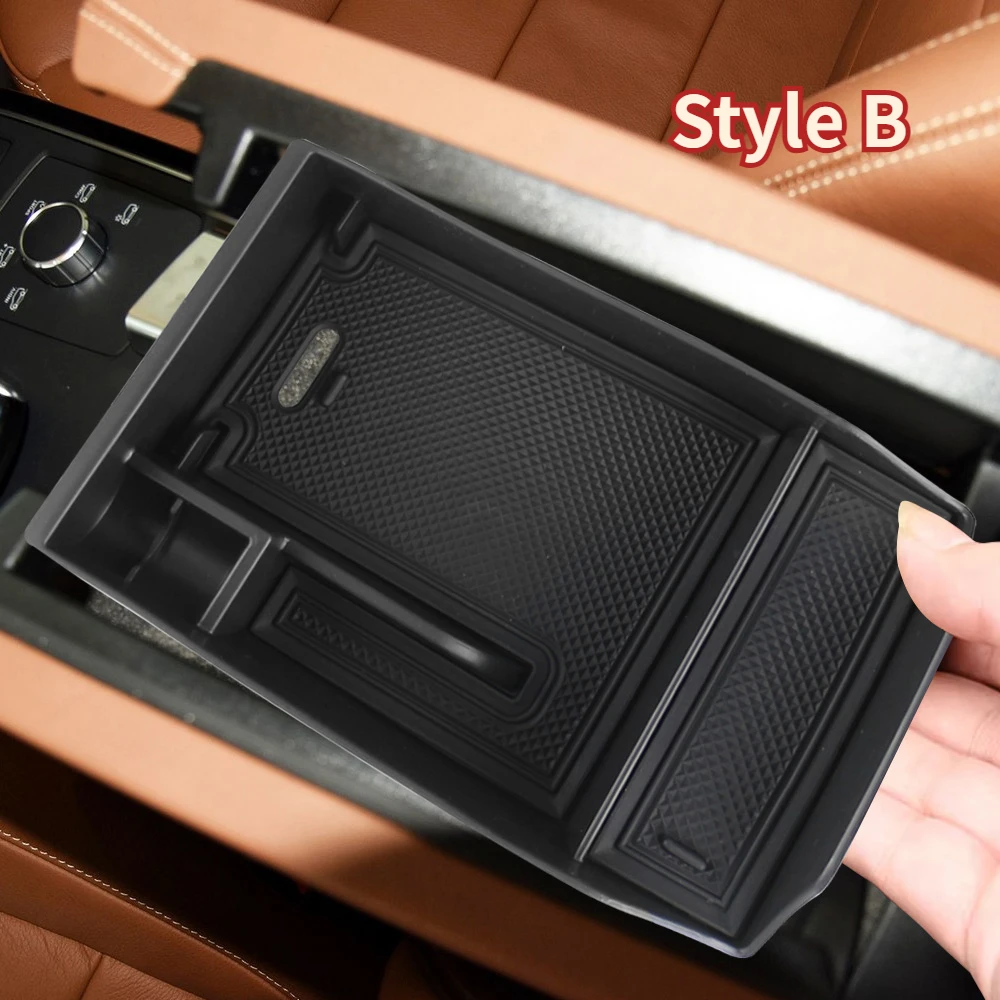 For Mercedes Benz ML320 350 2012 GLE W166 coupe c292 350d GL450 x166 GLS Central Armrest Storage Box Container Tray Organizer